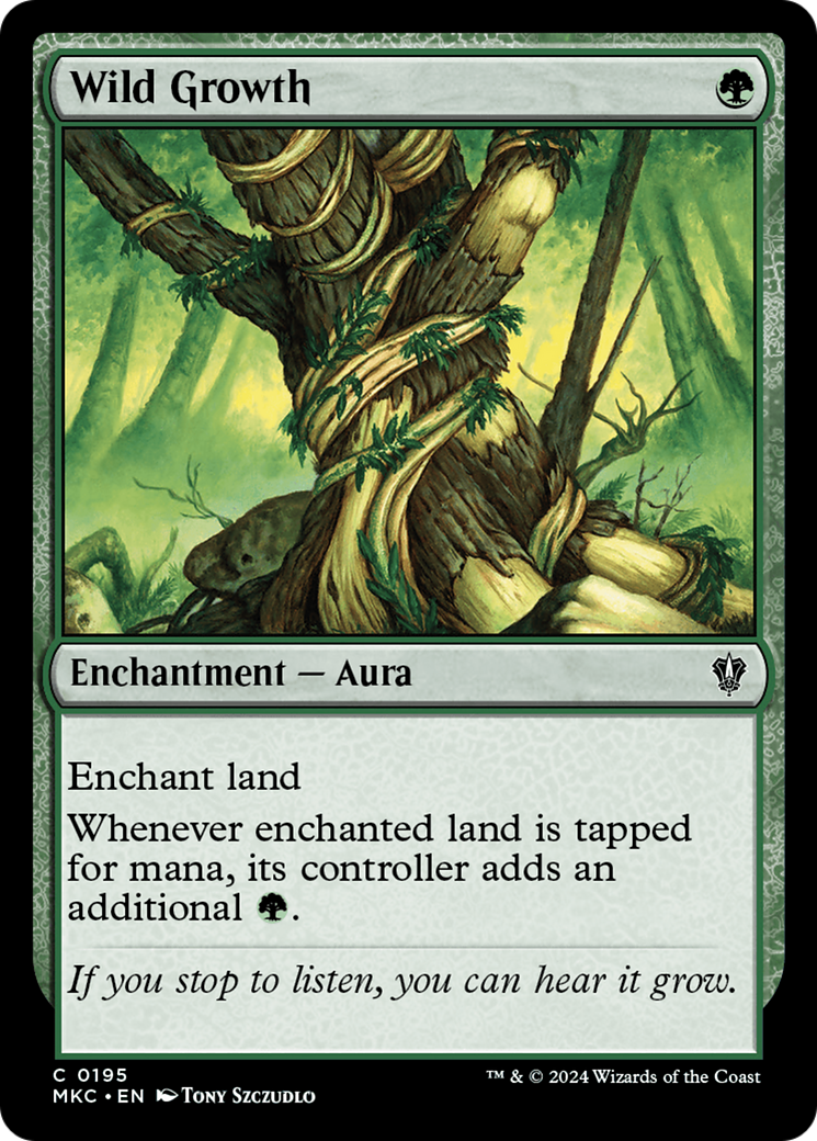 Magic: The Gathering - Wild Growth - Murders at Karlov Manor Commander