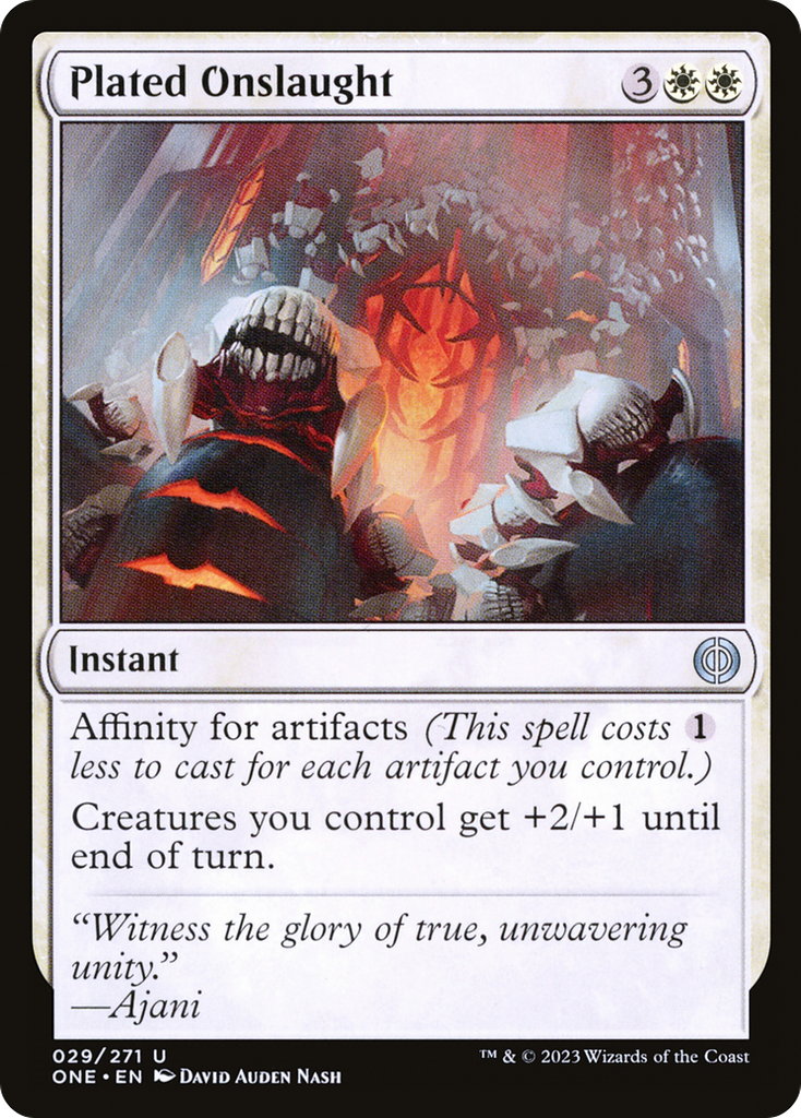 Magic: The Gathering - Plated Onslaught - Phyrexia: All Will Be One