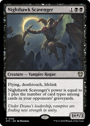 Magic: The Gathering - Nighthawk Scavenger - Outlaws of Thunder Junction Commander