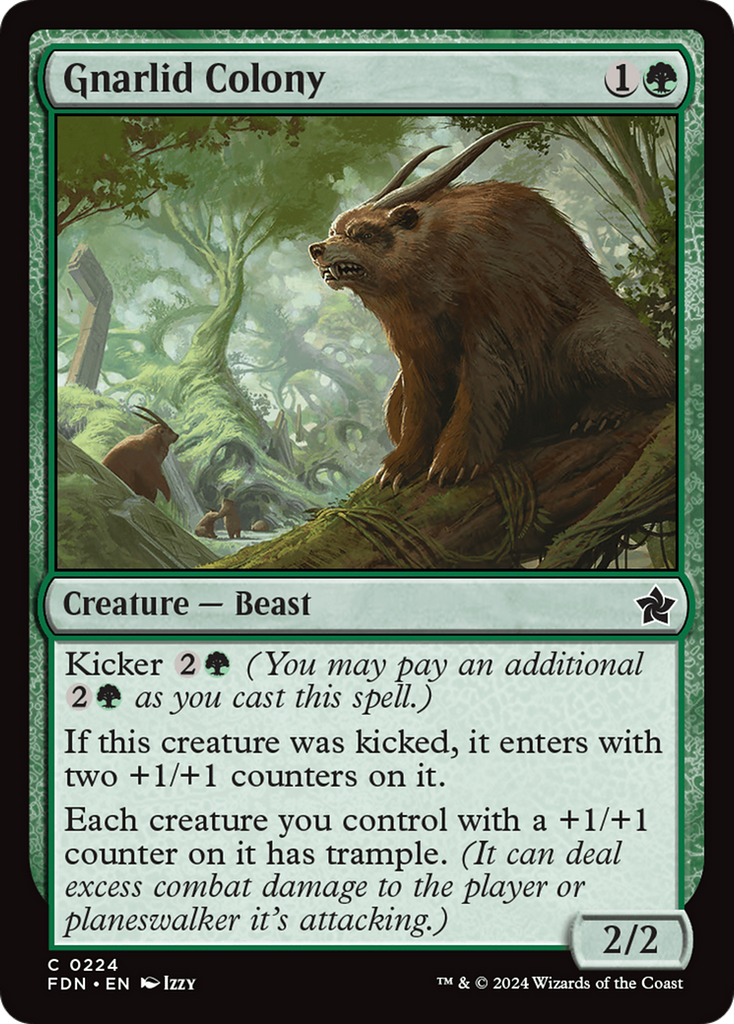 Magic: The Gathering - Gnarlid Colony - Foundations