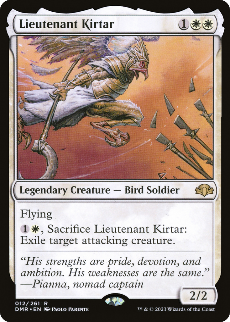 Magic: The Gathering - Lieutenant Kirtar Foil - Dominaria Remastered