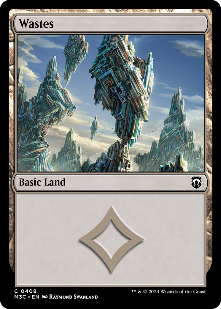 Magic: The Gathering - Wastes - Modern Horizons 3 Commander