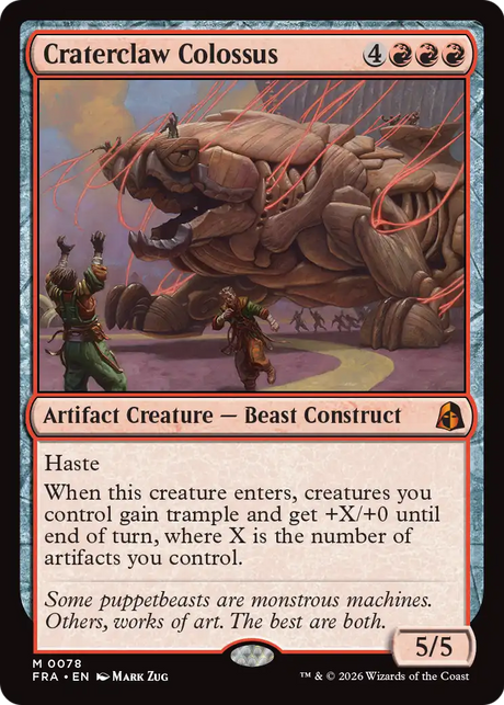 Magic: The Gathering - Craterclaw Colossus - Reality Fracture