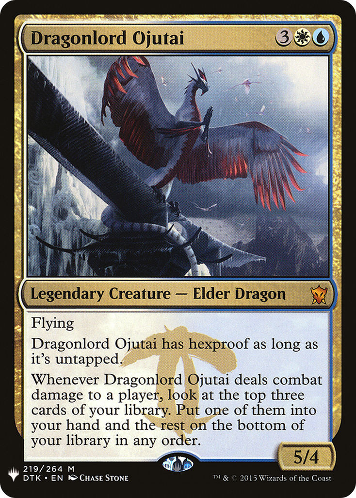 Magic: The Gathering - Dragonlord Ojutai - The List