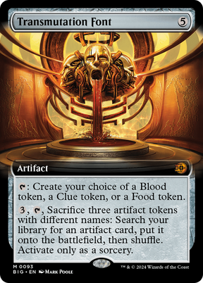 Magic: The Gathering - Transmutation Font - The Big Score