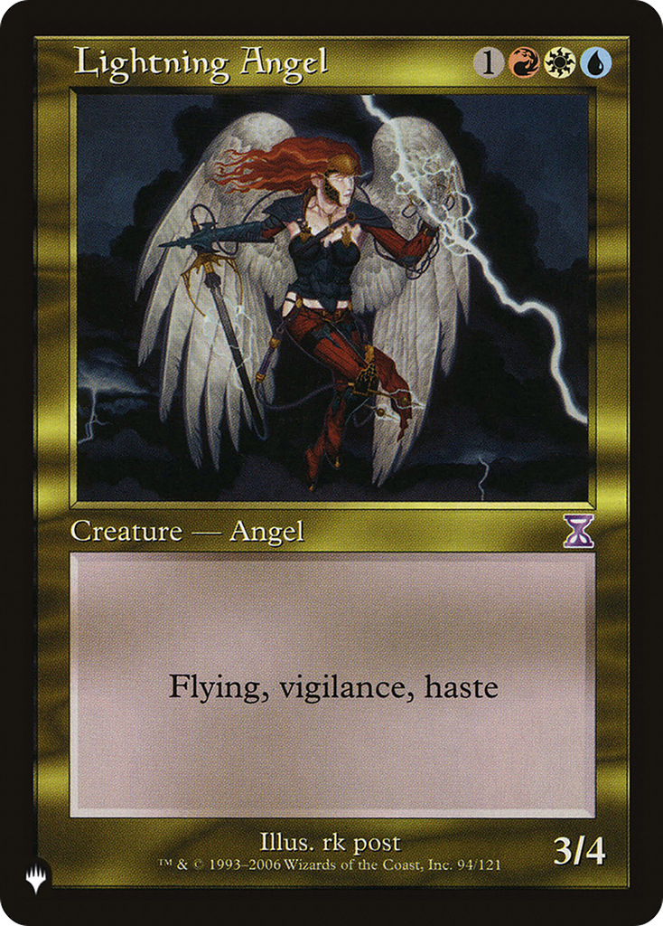 Magic: The Gathering - Lightning Angel - The List