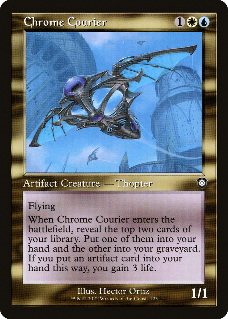 Magic: The Gathering - Chrome Courier - The Brothers' War Commander