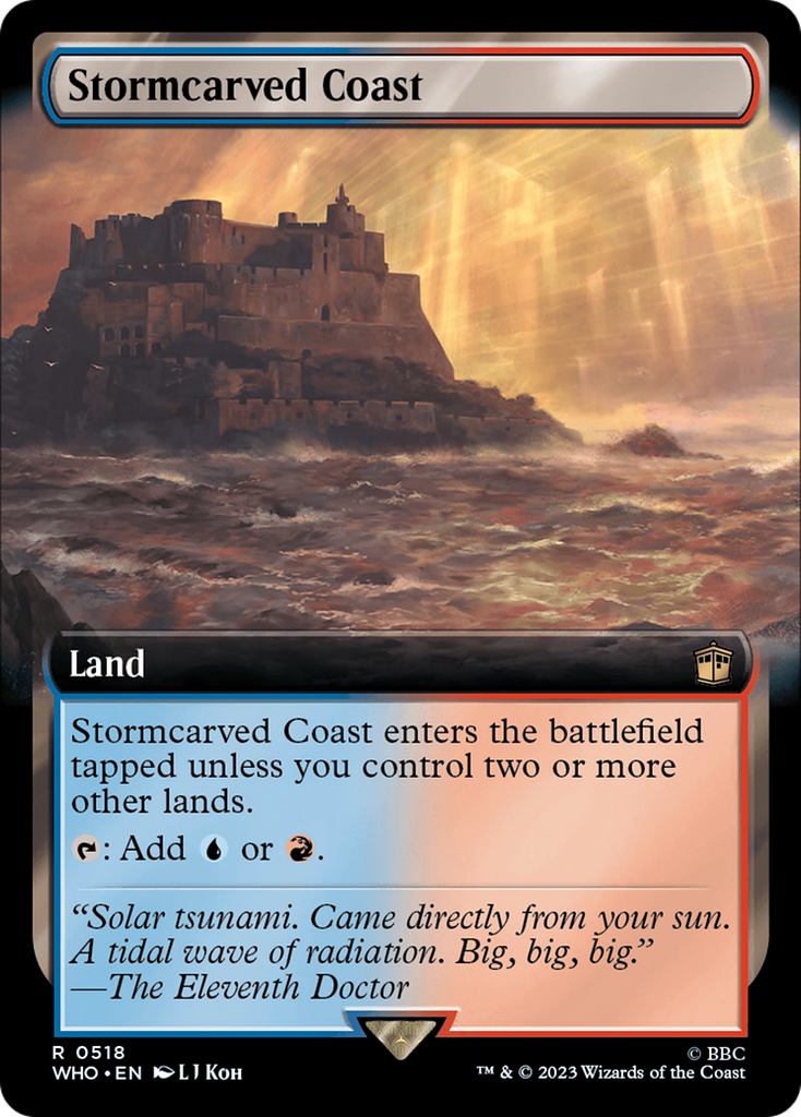 Magic: The Gathering - Stormcarved Coast Foil - Doctor Who