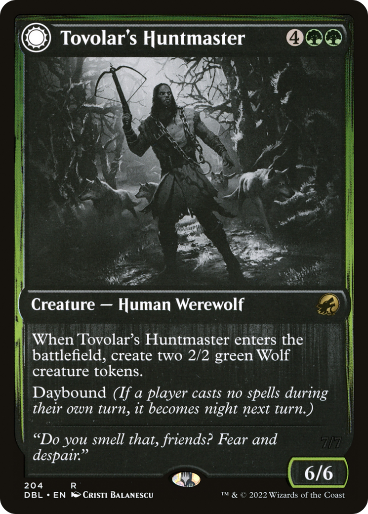 Magic: The Gathering - Tovolar's Huntmaster // Tovolar's Packleader - Innistrad: Double Feature