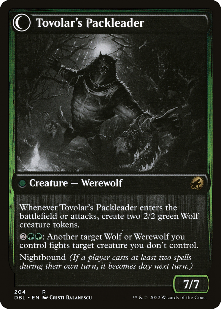 Magic: The Gathering - Tovolar's Huntmaster // Tovolar's Packleader - Innistrad: Double Feature