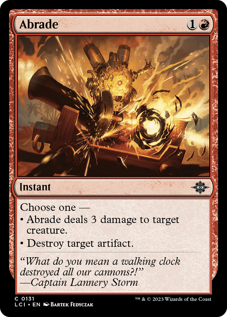 Magic: The Gathering - Abrade - The Lost Caverns of Ixalan