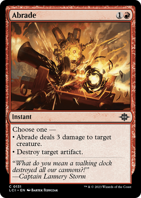 Magic: The Gathering - Abrade - The Lost Caverns of Ixalan
