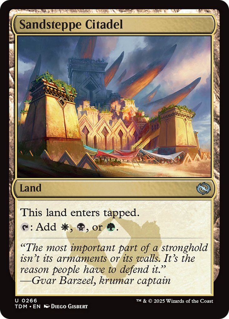 Magic: The Gathering - Sandsteppe Citadel - Tarkir: Dragonstorm