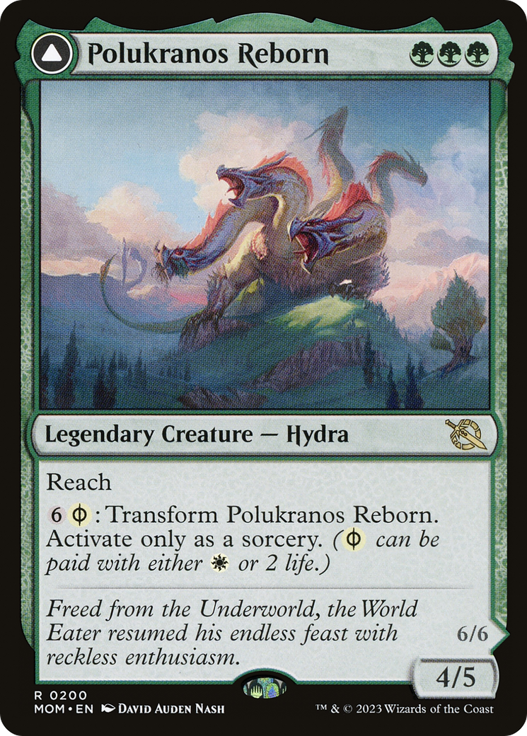 Magic: The Gathering - Polukranos Reborn // Polukranos, Engine of Ruin Foil - March of the Machine
