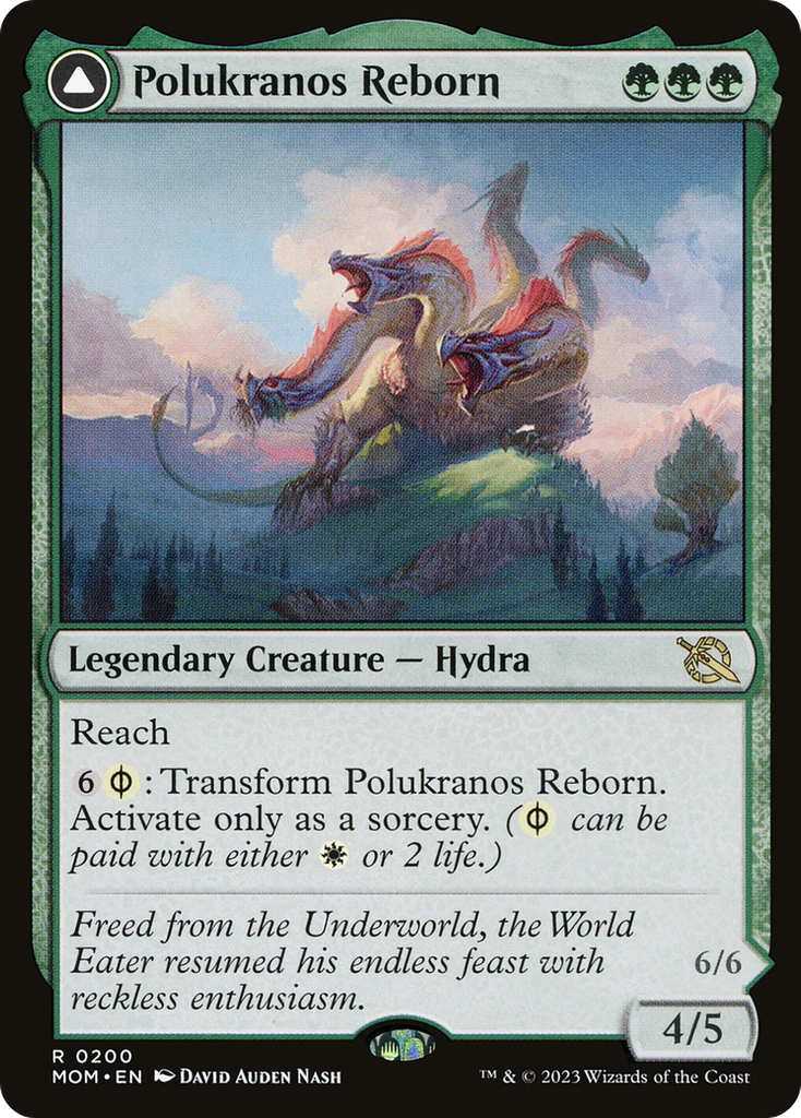 Magic: The Gathering - Polukranos Reborn // Polukranos, Engine of Ruin Foil - March of the Machine