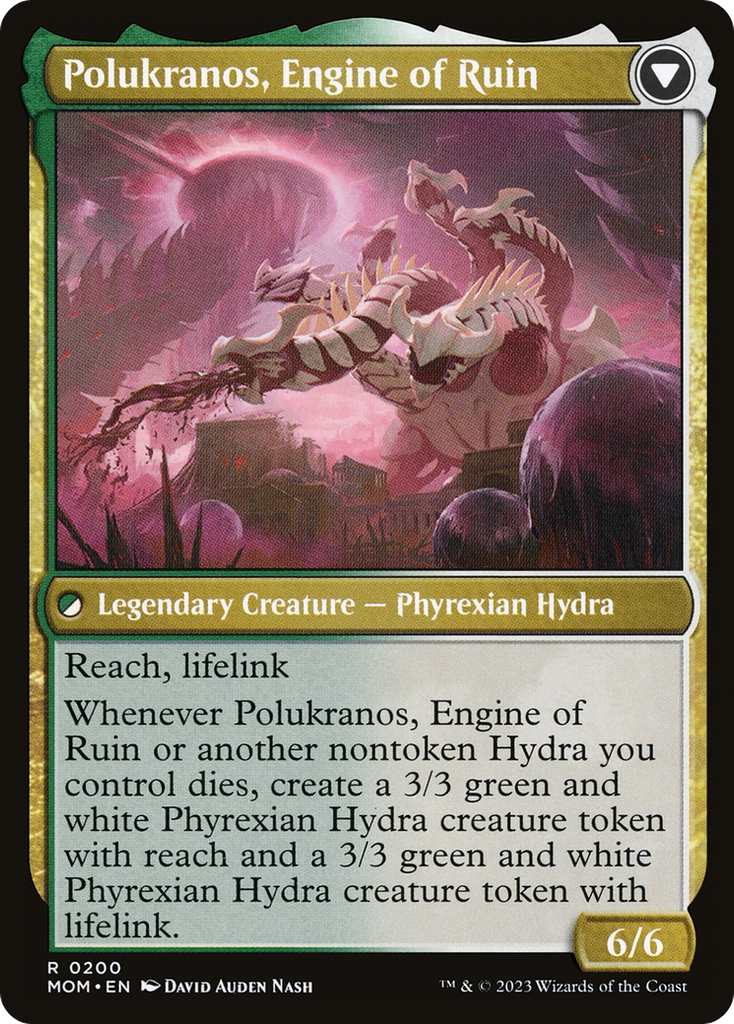 Magic: The Gathering - Polukranos Reborn // Polukranos, Engine of Ruin Foil - March of the Machine