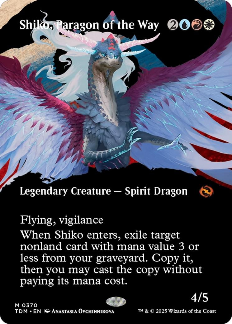 Magic: The Gathering - Shiko, Paragon of the Way Foil - Tarkir: Dragonstorm