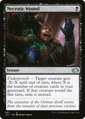 Magic: The Gathering - Necrotic Wound - Jumpstart 2022