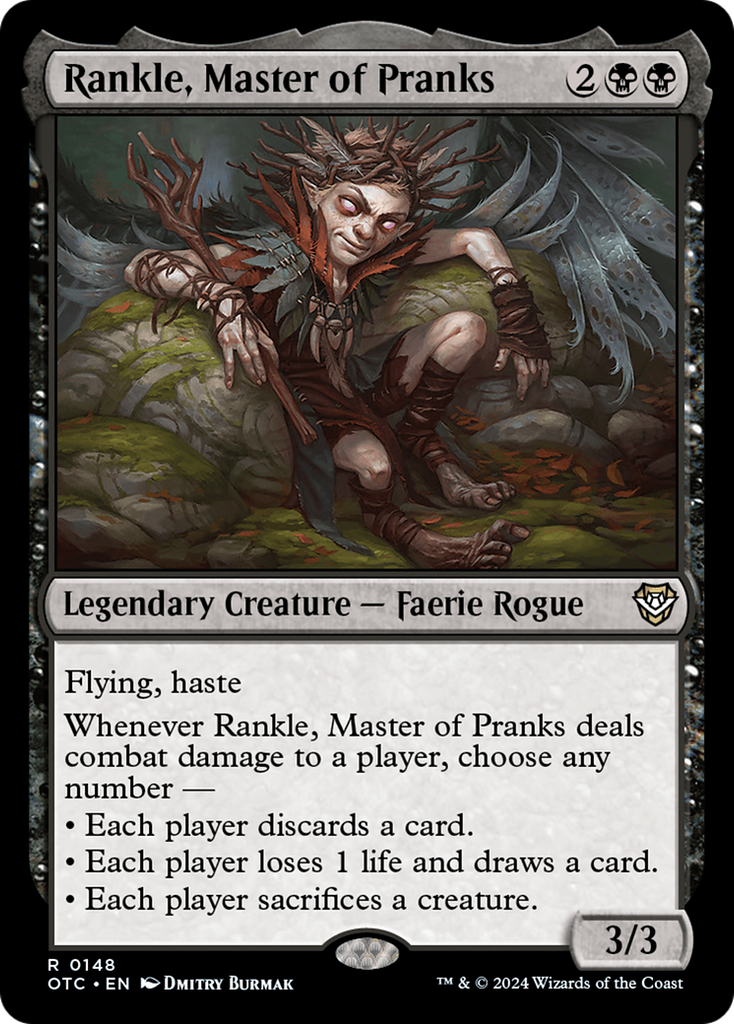 Magic: The Gathering - Rankle, Master of Pranks - Outlaws of Thunder Junction Commander