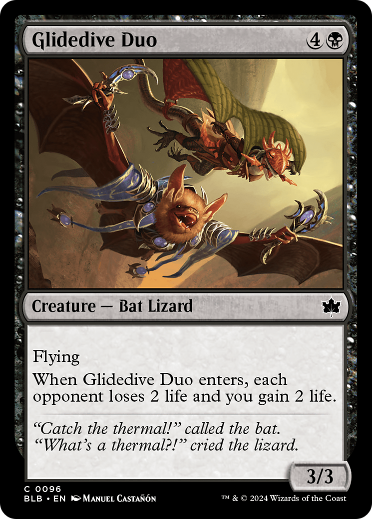 Magic: The Gathering - Glidedive Duo Foil - Bloomburrow