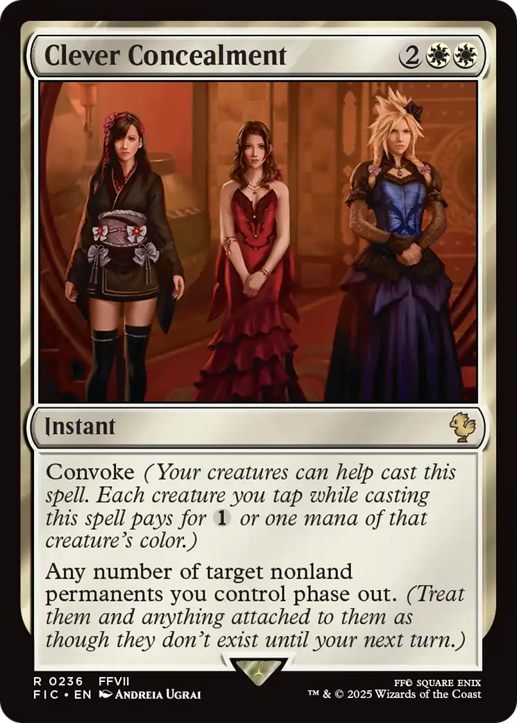 Magic: The Gathering - Clever Concealment - Final Fantasy Commander