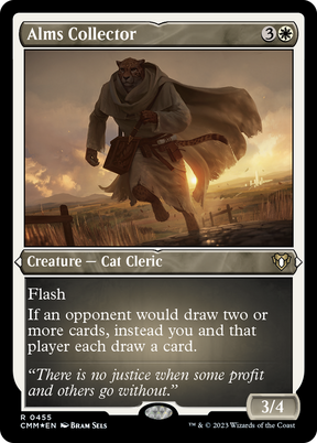 Magic: The Gathering - Alms Collector Foil - Commander Masters