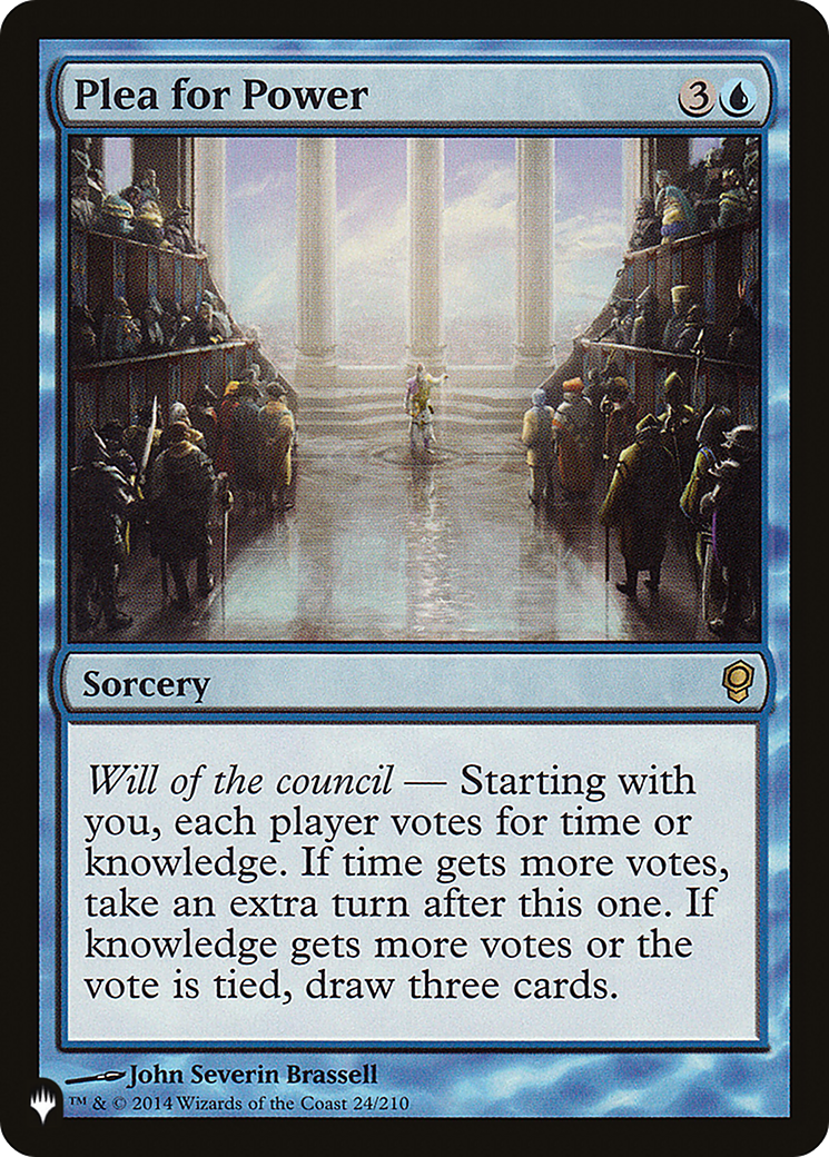 Magic: The Gathering - Plea for Power - The List