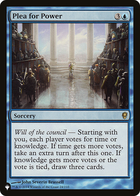 Magic: The Gathering - Plea for Power - The List