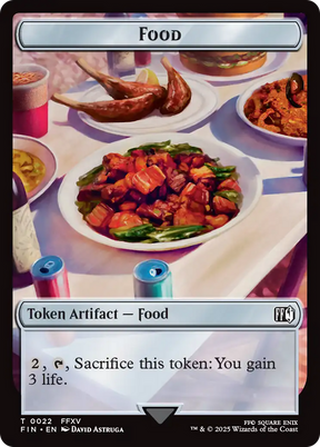 Magic: The Gathering - Food Token - Final Fantasy Tokens