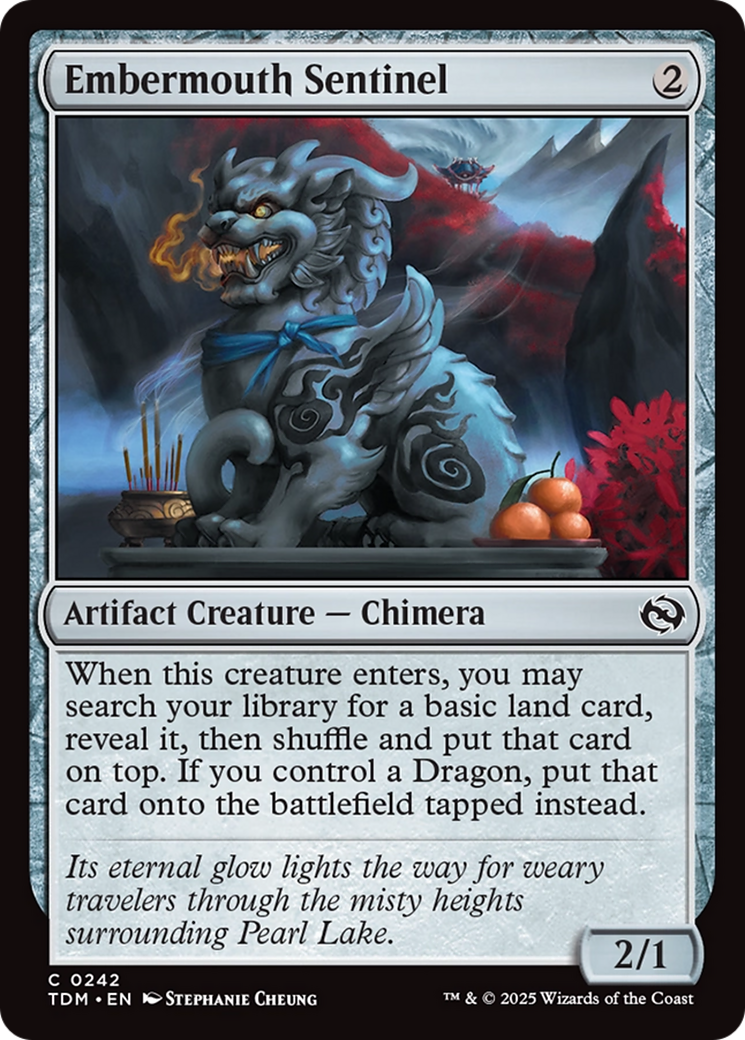 Magic: The Gathering - Embermouth Sentinel Foil - Tarkir: Dragonstorm