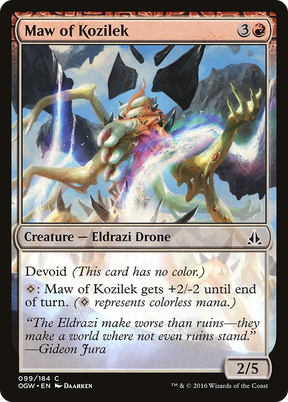 Magic: The Gathering - Maw of Kozilek Foil - Oath of the Gatewatch