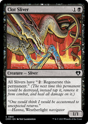 Magic: The Gathering - Clot Sliver - Commander Masters