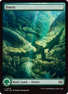 Magic: The Gathering - Forest #276 Foil - Tarkir: Dragonstorm