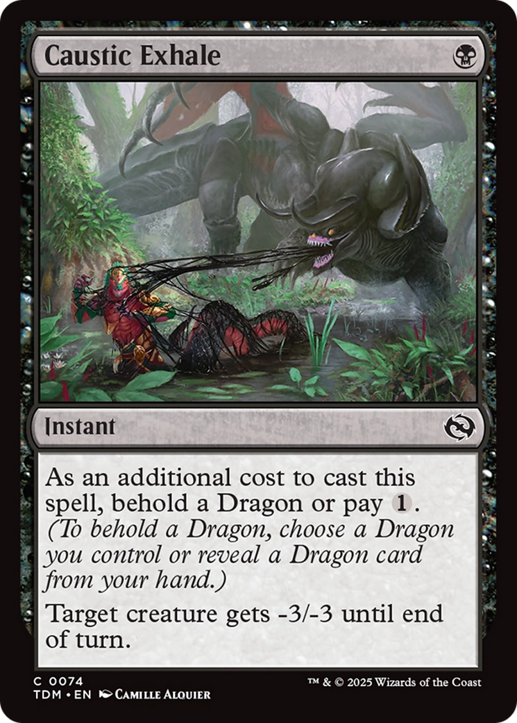 Magic: The Gathering - Caustic Exhale - Tarkir: Dragonstorm