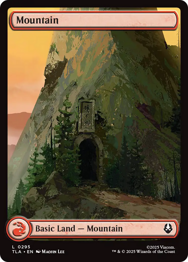 Magic: The Gathering - Mountain #295 Foil - Avatar: The Last Airbender
