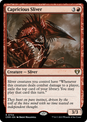 Magic: The Gathering - Capricious Sliver - Commander Masters