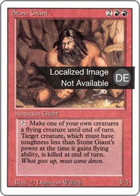 Magic: The Gathering - Steinriese - Revised Edition