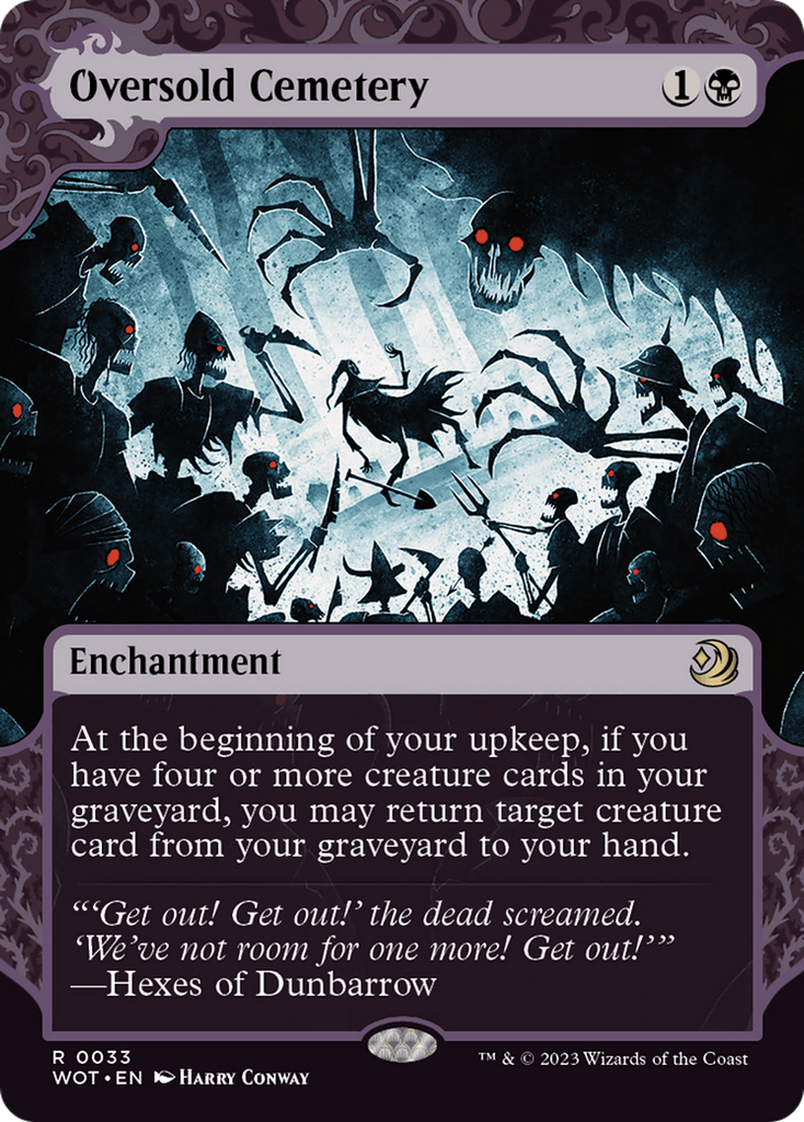 Magic: The Gathering - Oversold Cemetery - Wilds of Eldraine: Enchanting Tales