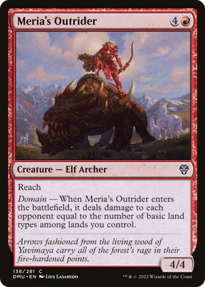 Magic: The Gathering - Meria's Outrider - Dominaria United