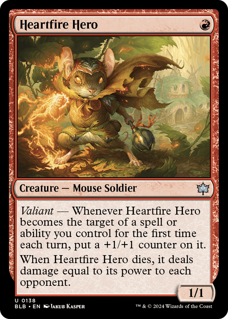 Magic: The Gathering - Heartfire Hero - Bloomburrow