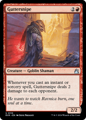 Magic: The Gathering - Guttersnipe Foil - Ravnica Remastered