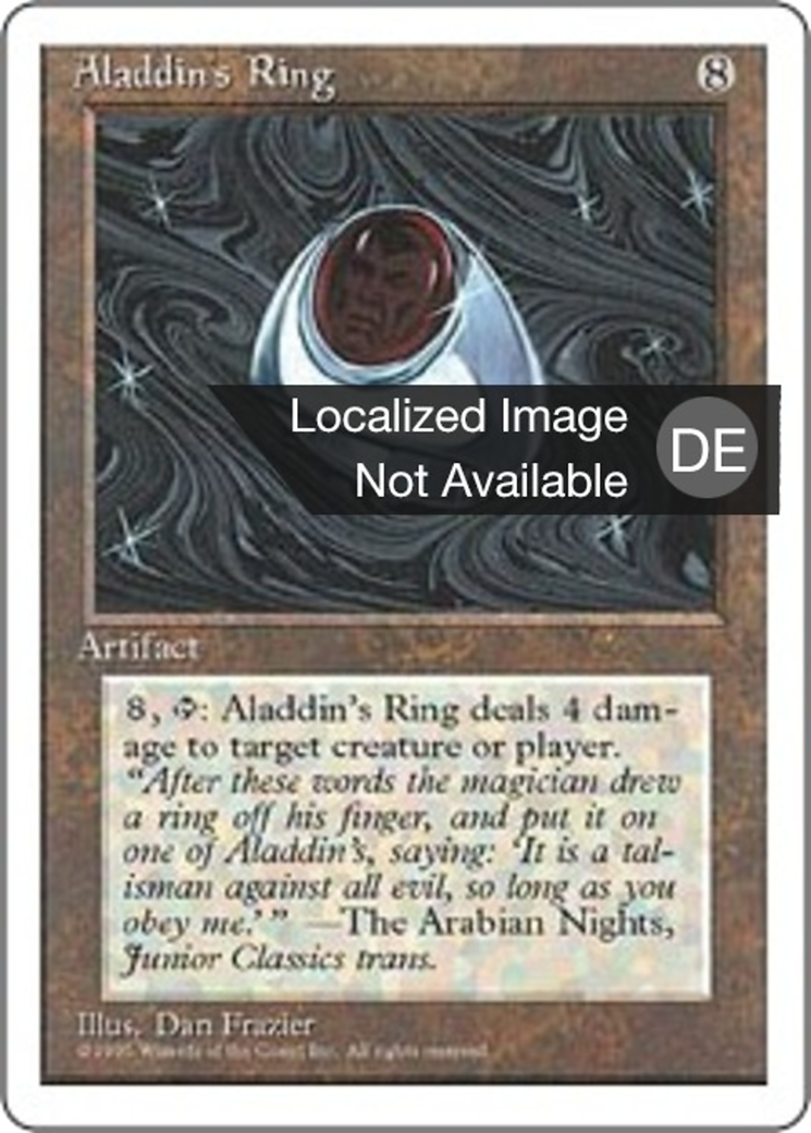 Magic: The Gathering - Aladins Ring - Fourth Edition
