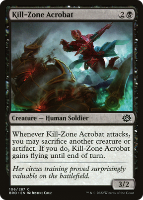 Magic: The Gathering - Kill-Zone Acrobat Foil - The Brothers' War
