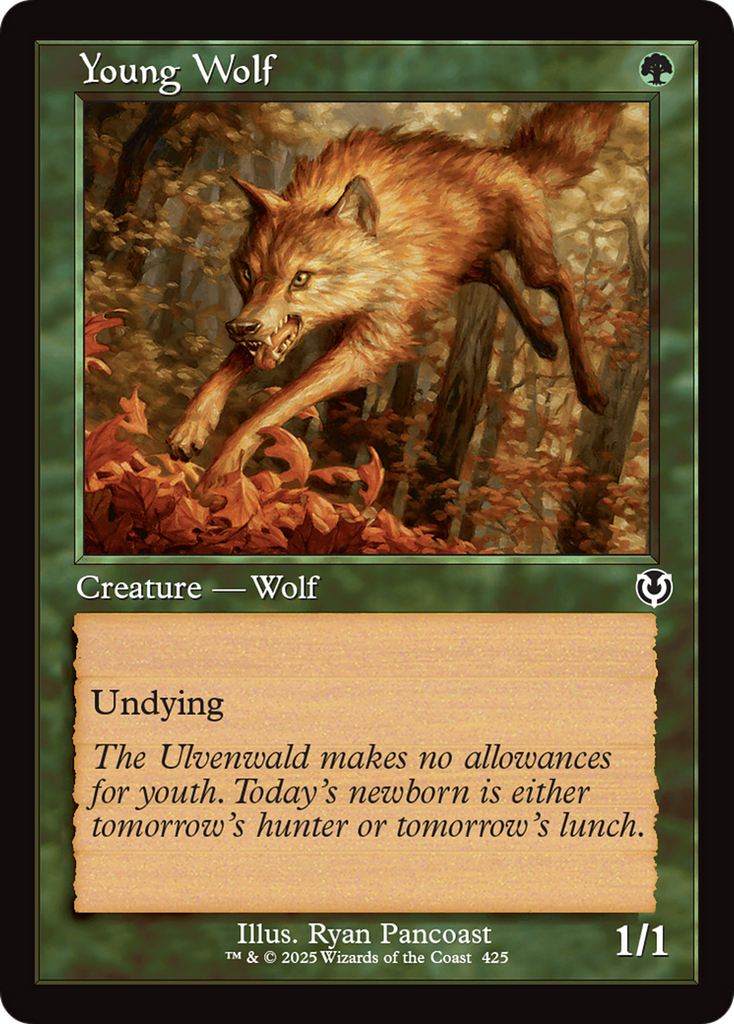 Magic: The Gathering - Young Wolf - Innistrad Remastered