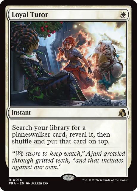 Magic: The Gathering - Loyal Tutor Foil - Reality Fracture