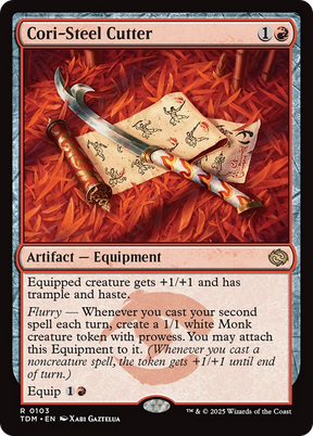 Magic: The Gathering - Cori-Steel Cutter Foil - Tarkir: Dragonstorm