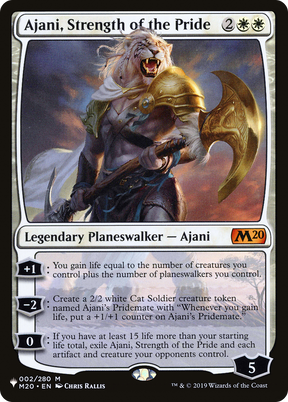Magic: The Gathering - Ajani, Strength of the Pride - The List
