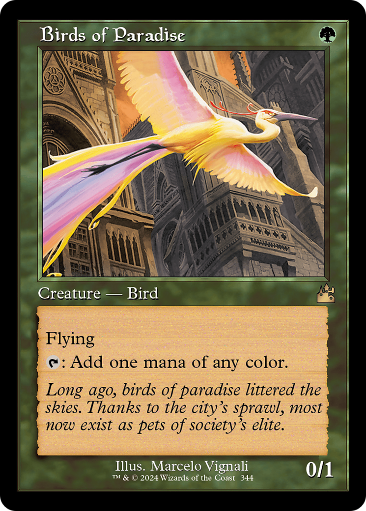 Magic: The Gathering - Birds of Paradise - Ravnica Remastered
