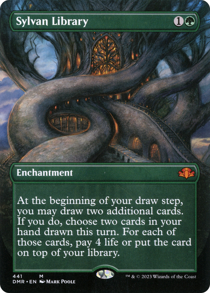 Magic: The Gathering - Sylvan Library Foil - Dominaria Remastered