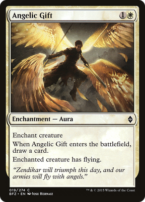 Magic: The Gathering - Angelic Gift Foil - Battle for Zendikar